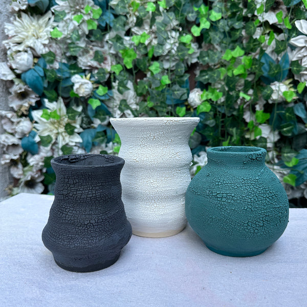 Crackle Vases