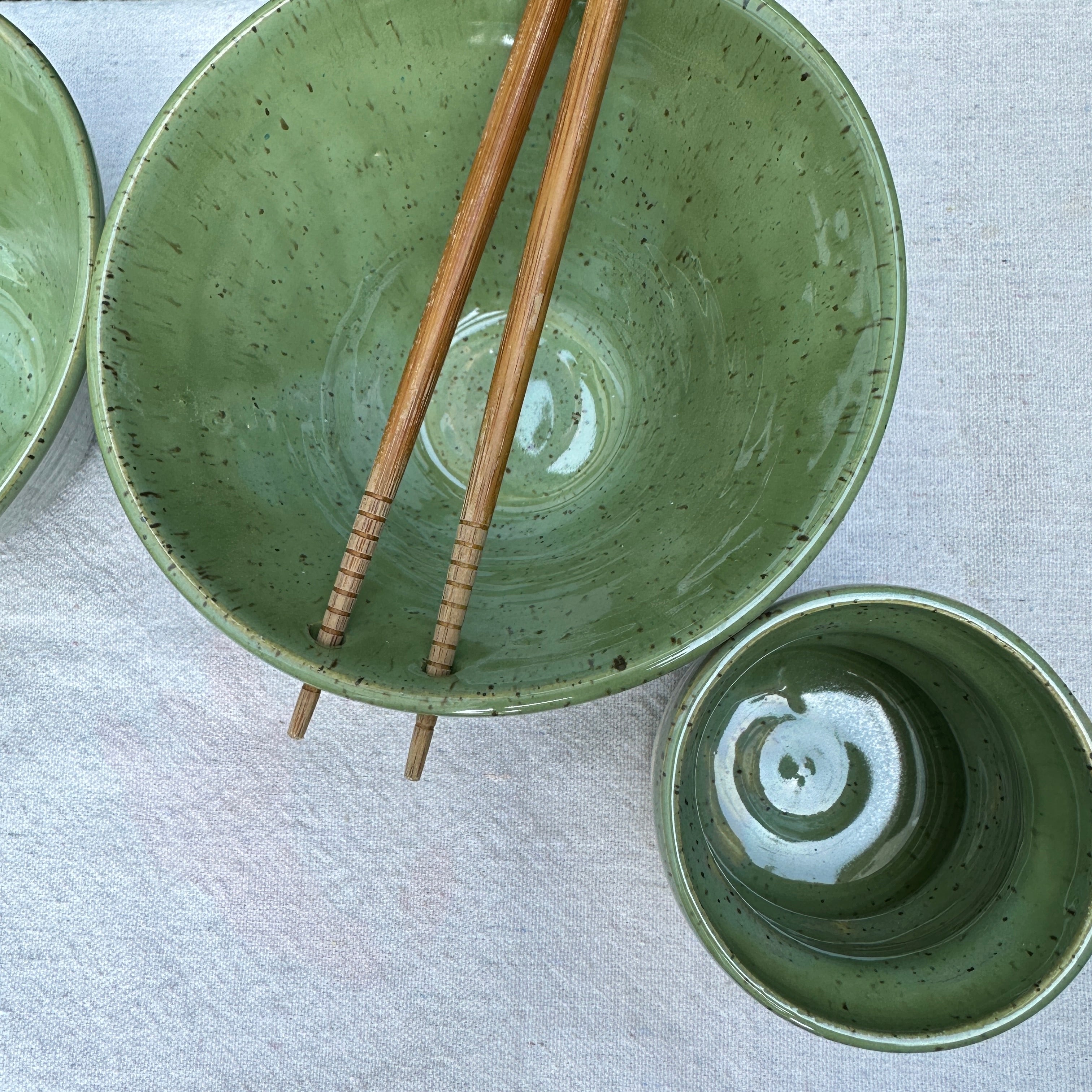 Green Apple Ramen Bowl & Cup Set