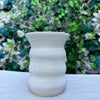 White Crackle Vase