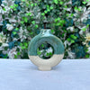 Robin's Egg Blue Donut Vase