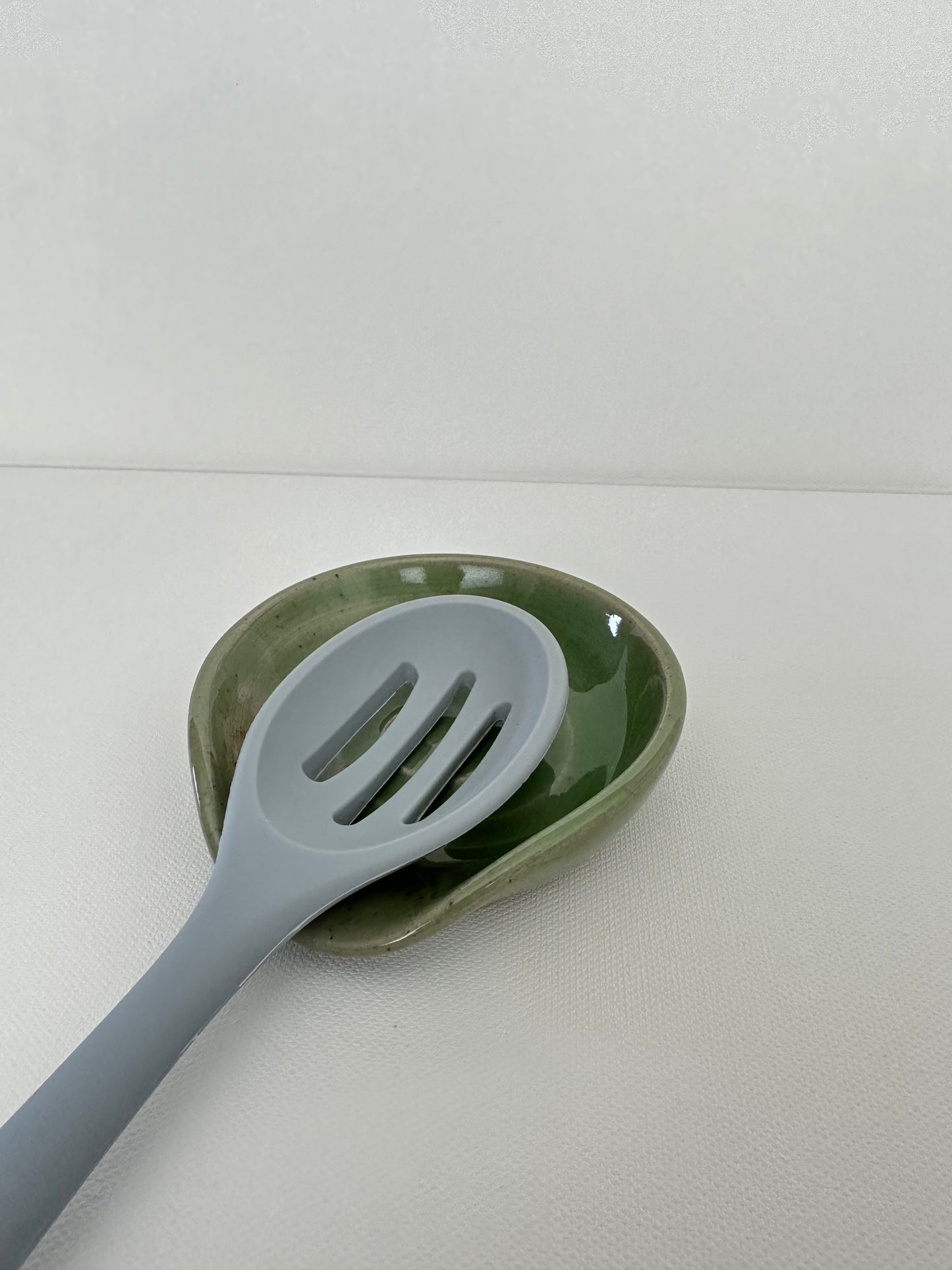 Celadon Green Spoon Rest Dish