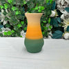 Orange To Green Ombré Matte Large Vase