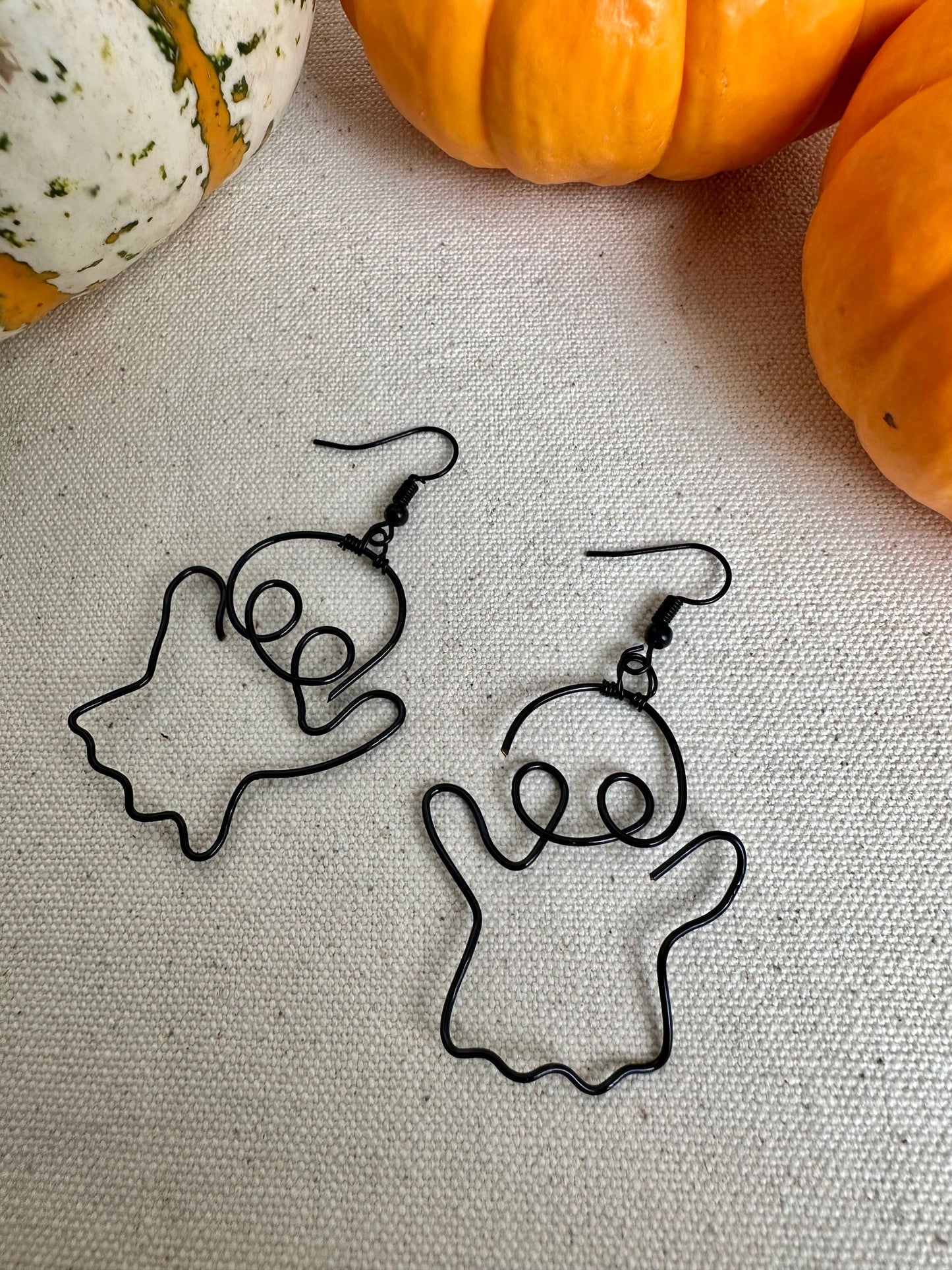 Halloween Ghost Wire Earrings