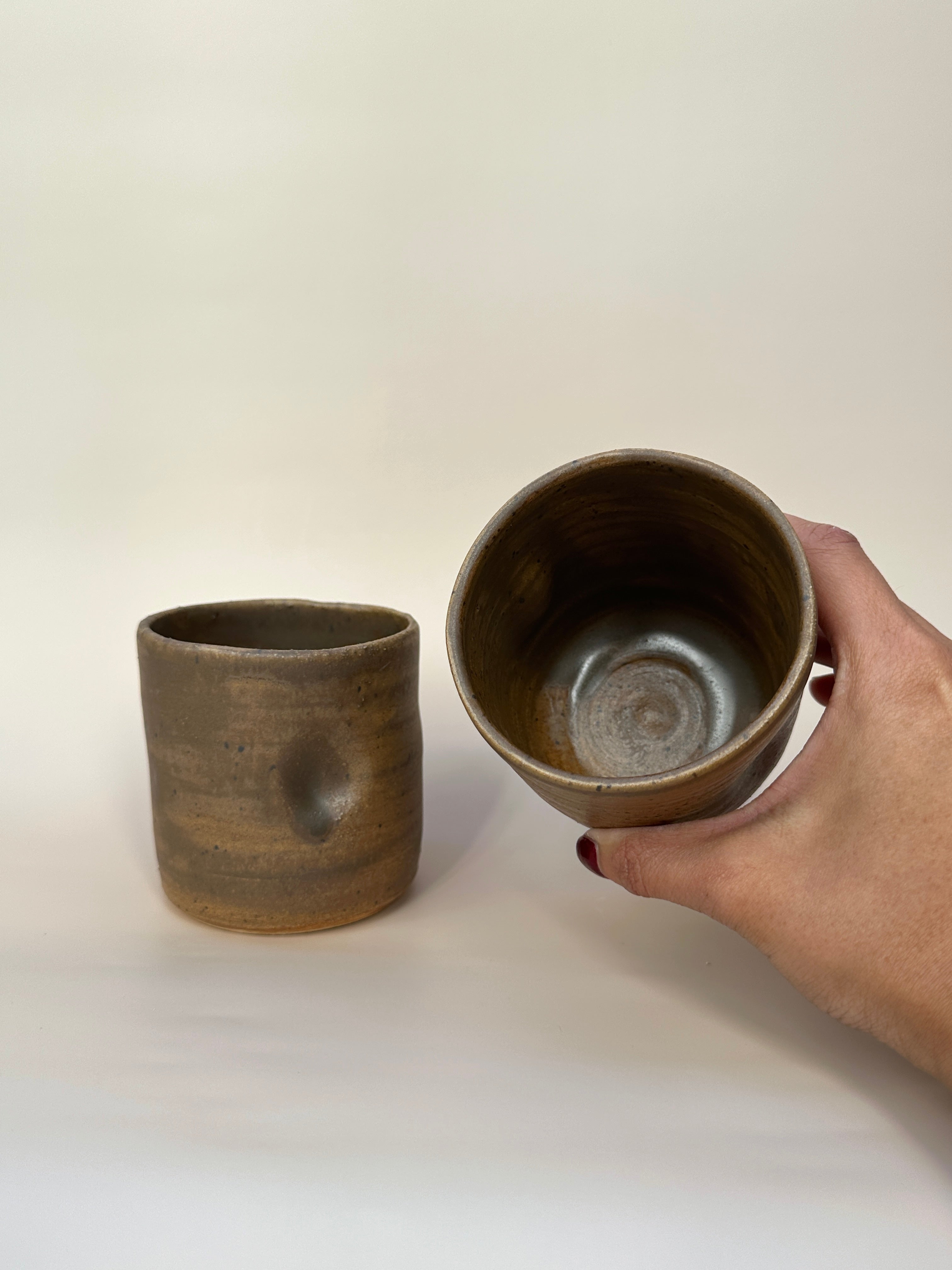 Chestnut Thumb Cup Set