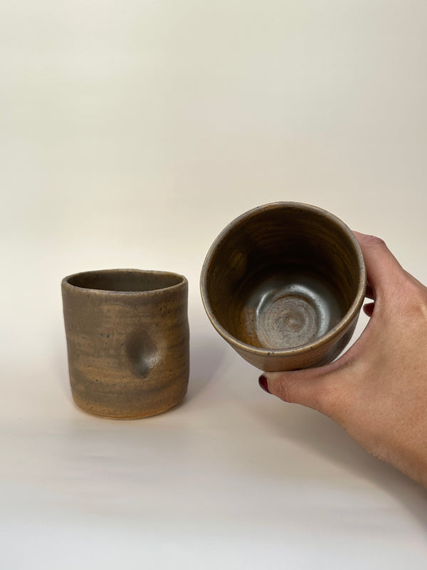 Chestnut Thumb Cup Set