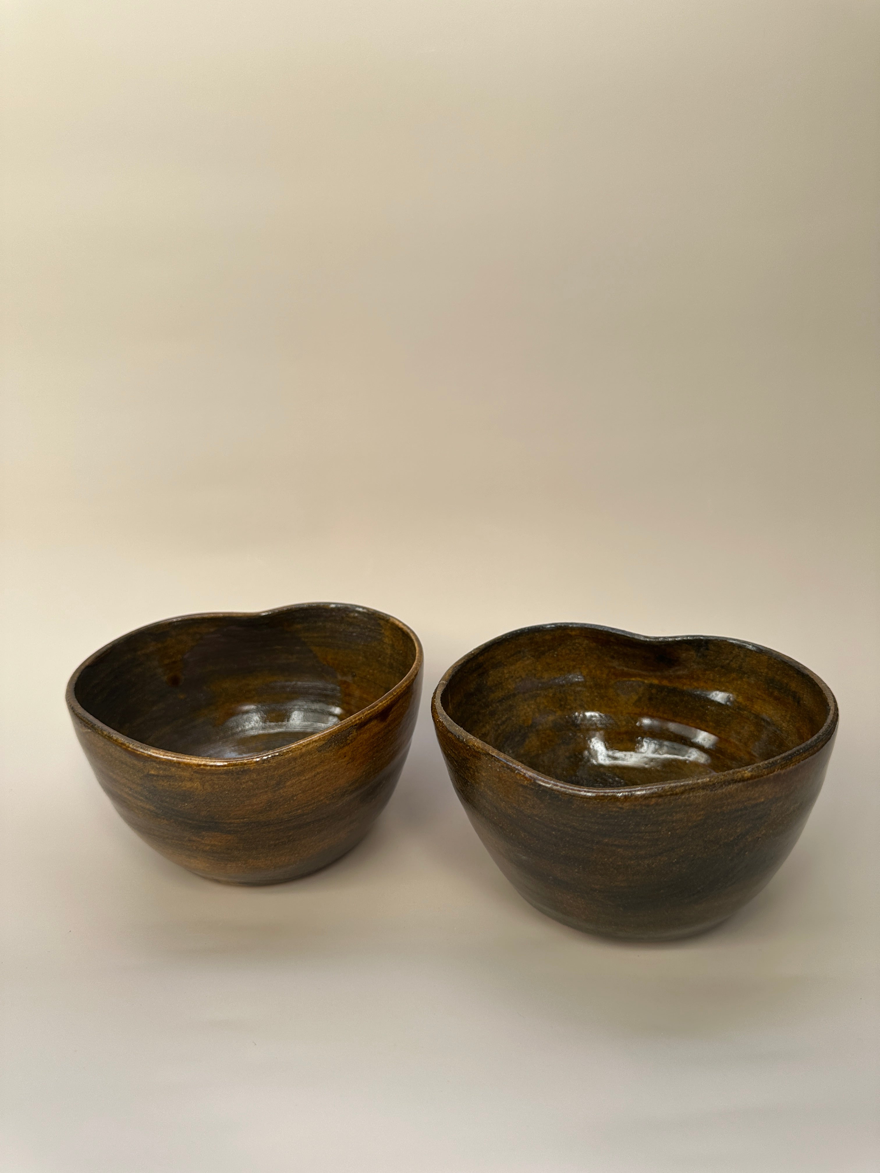 Pecan Heart Bowl Set