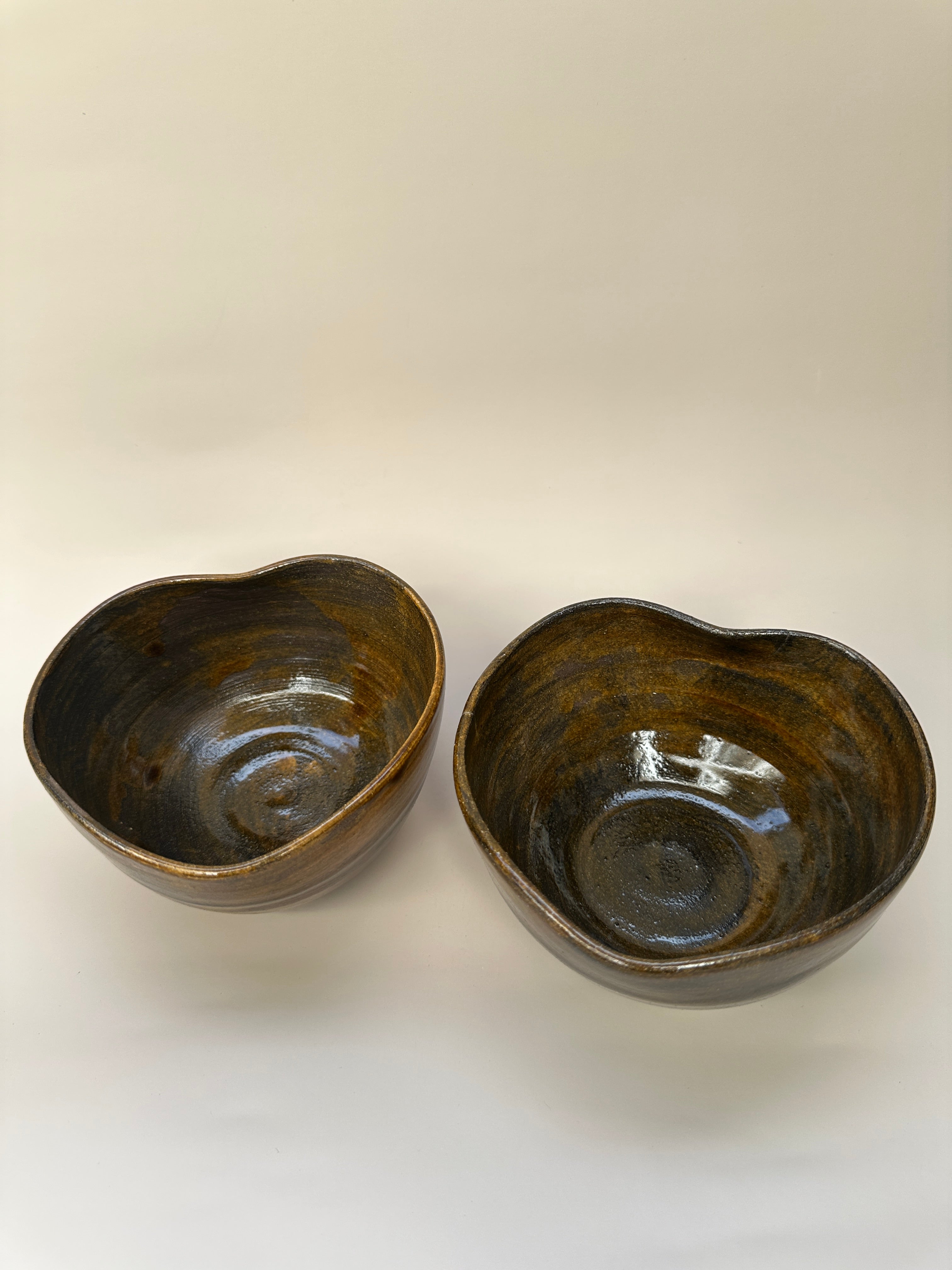 Pecan Heart Bowl Set