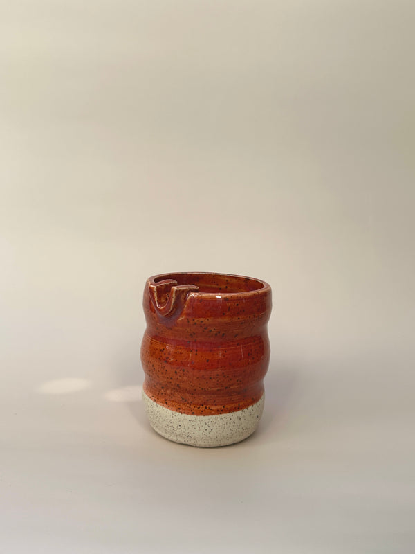 Cranberry "Breathe" Ashtray Cup