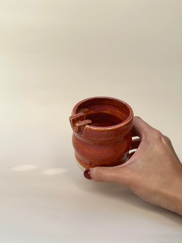 Cranberry "Breathe" Ashtray Cup