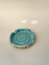 Baby Blue "Inhale Exhale" Ashtray