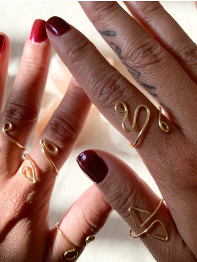 Gold Ring Huggers