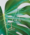 Gold Vote Wire Earrings