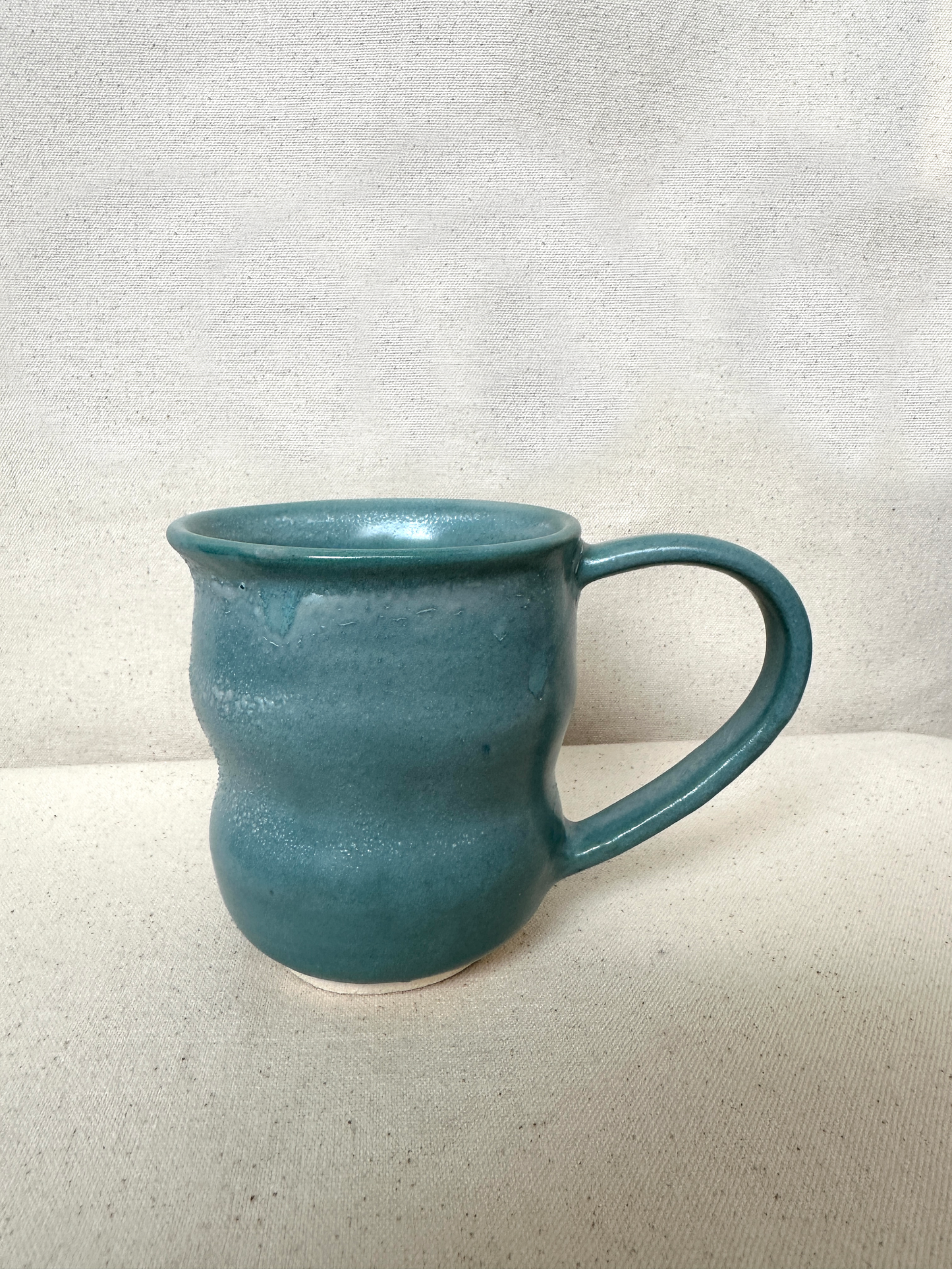 Aqua Blue "Fill Your Cup" Coffee Mug