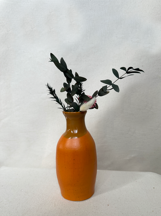 Vibrant Orange Vase