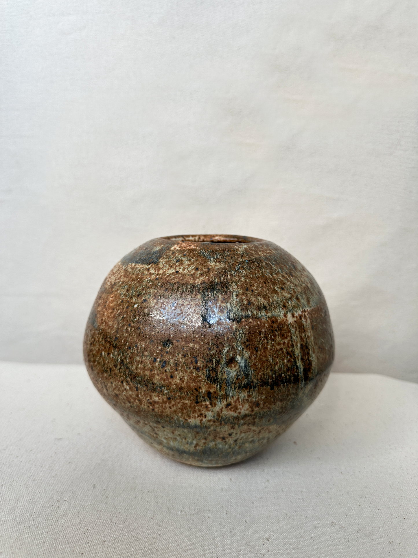 Rustic Round Vase