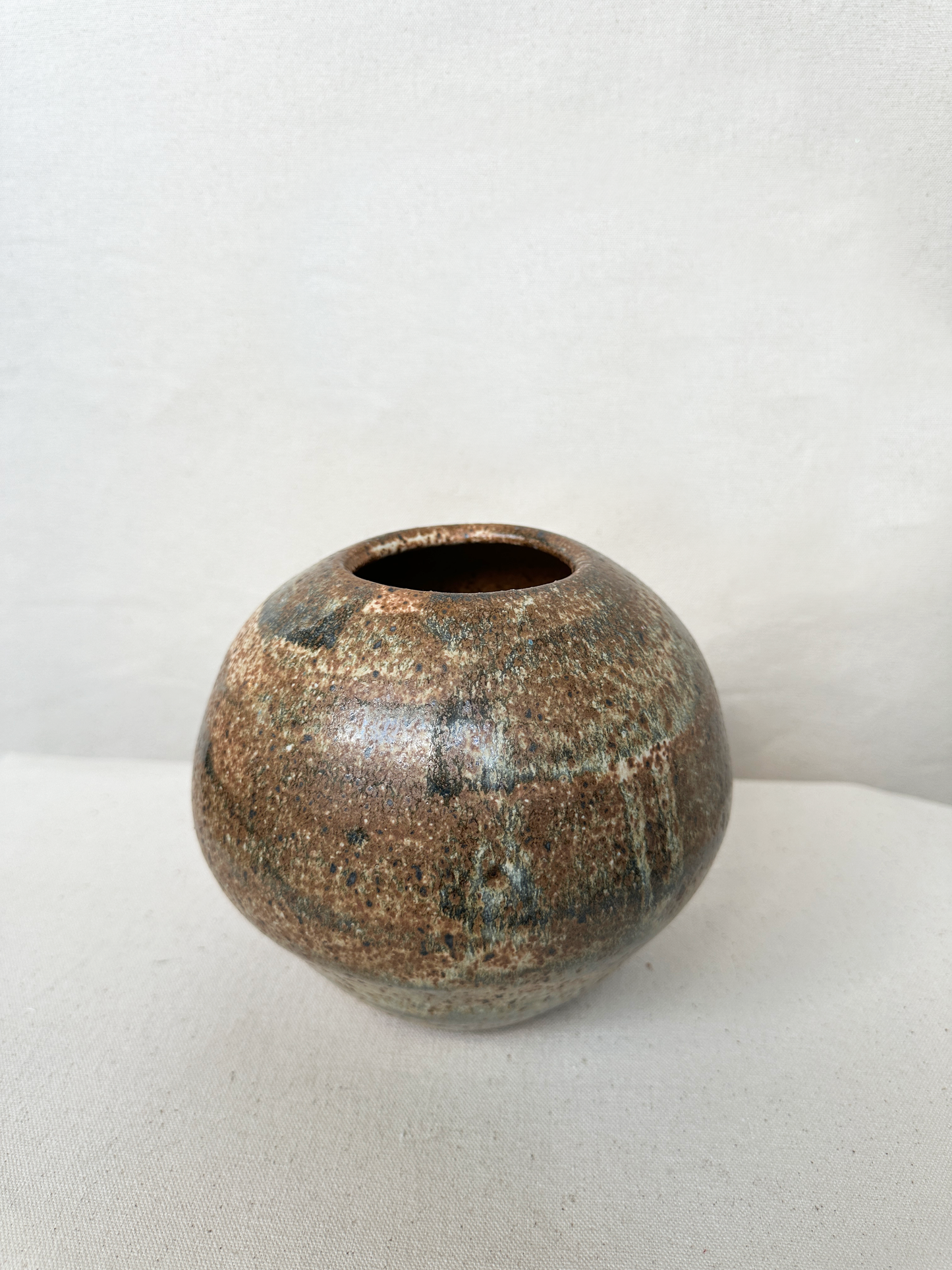 Rustic Round Vase